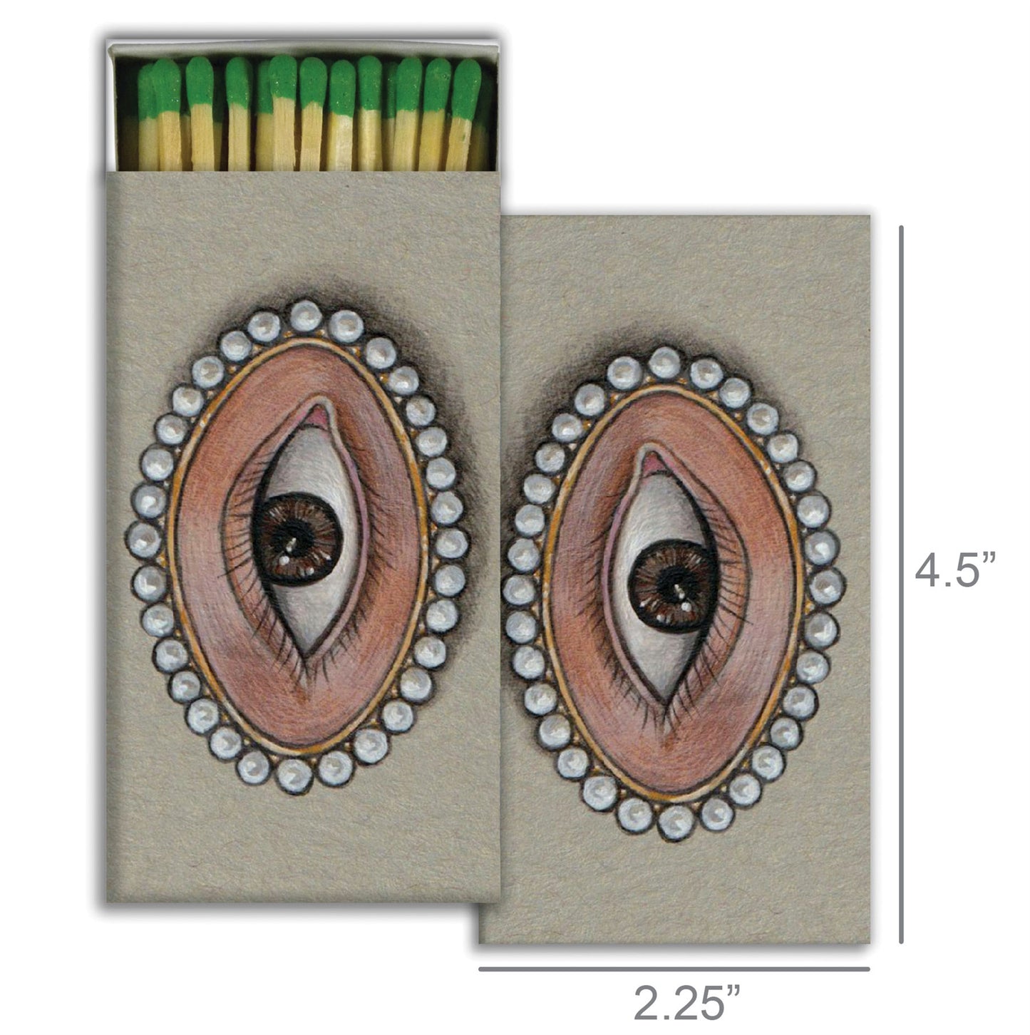 Decorative Matchbox - Lover's Eyes