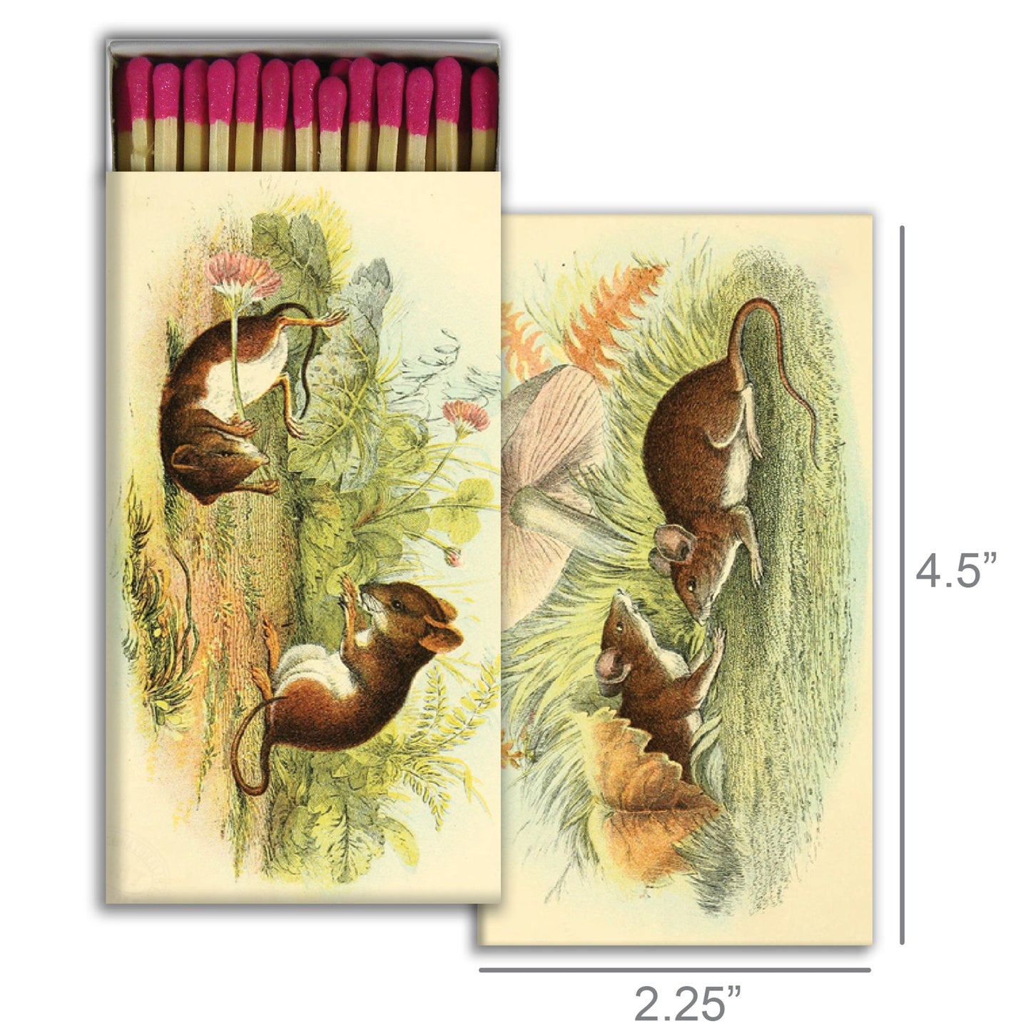 Decorative Matchbox - Field Mice