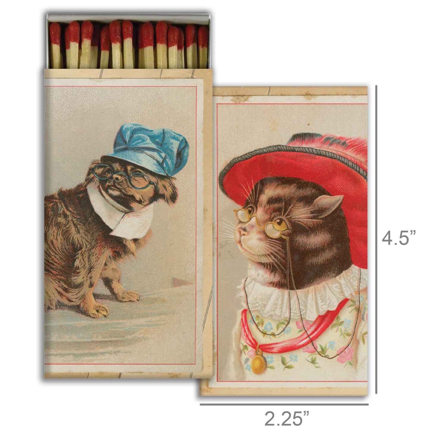 Decorative Matchbox - Sly and Hattie