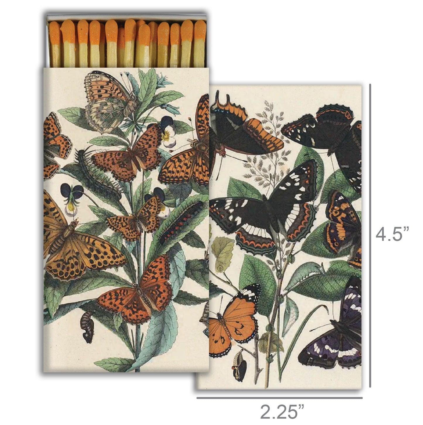 Decorative Matchbox - Monarchs