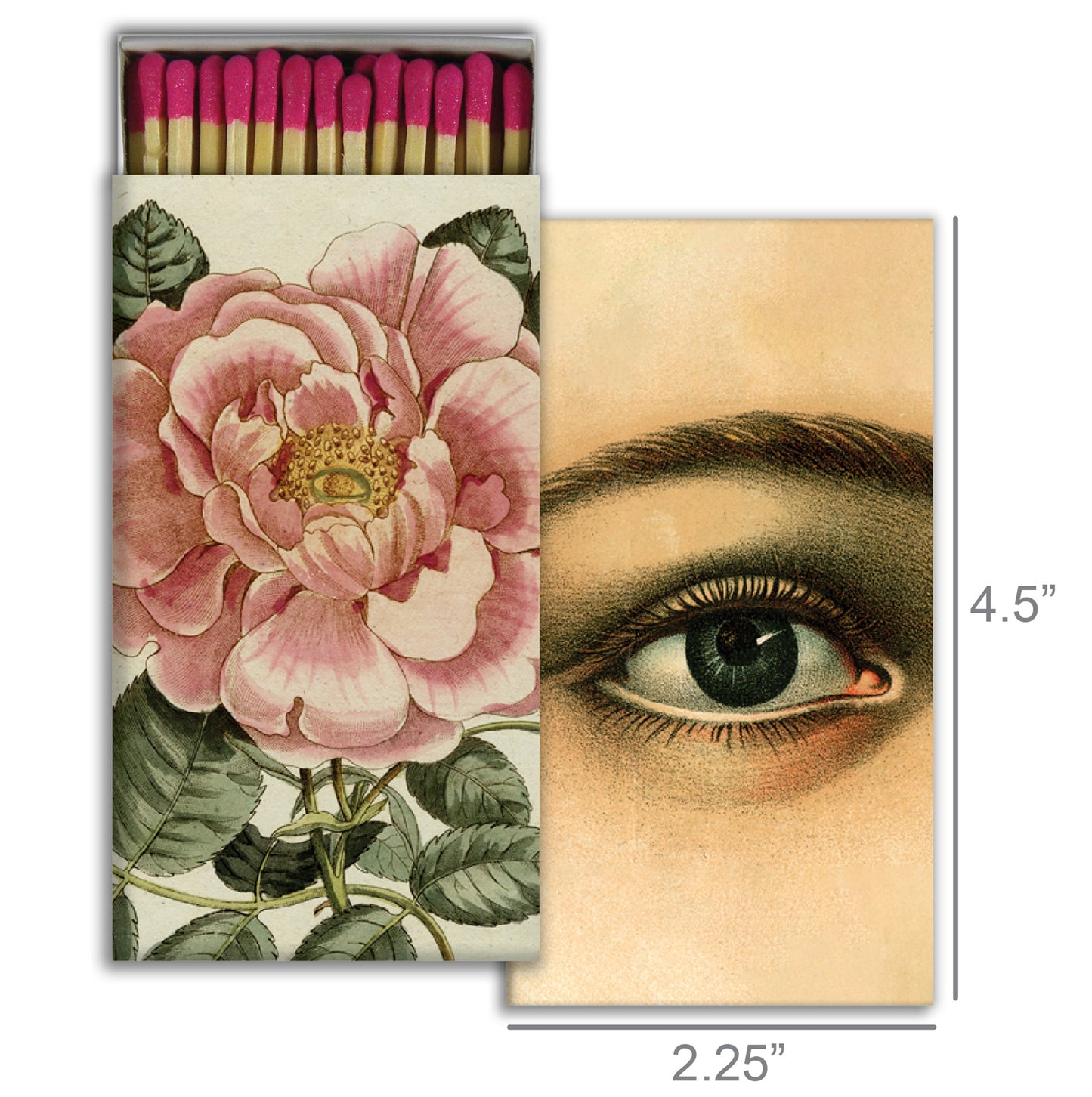 Decorative Matchbox - Rosa & Eye