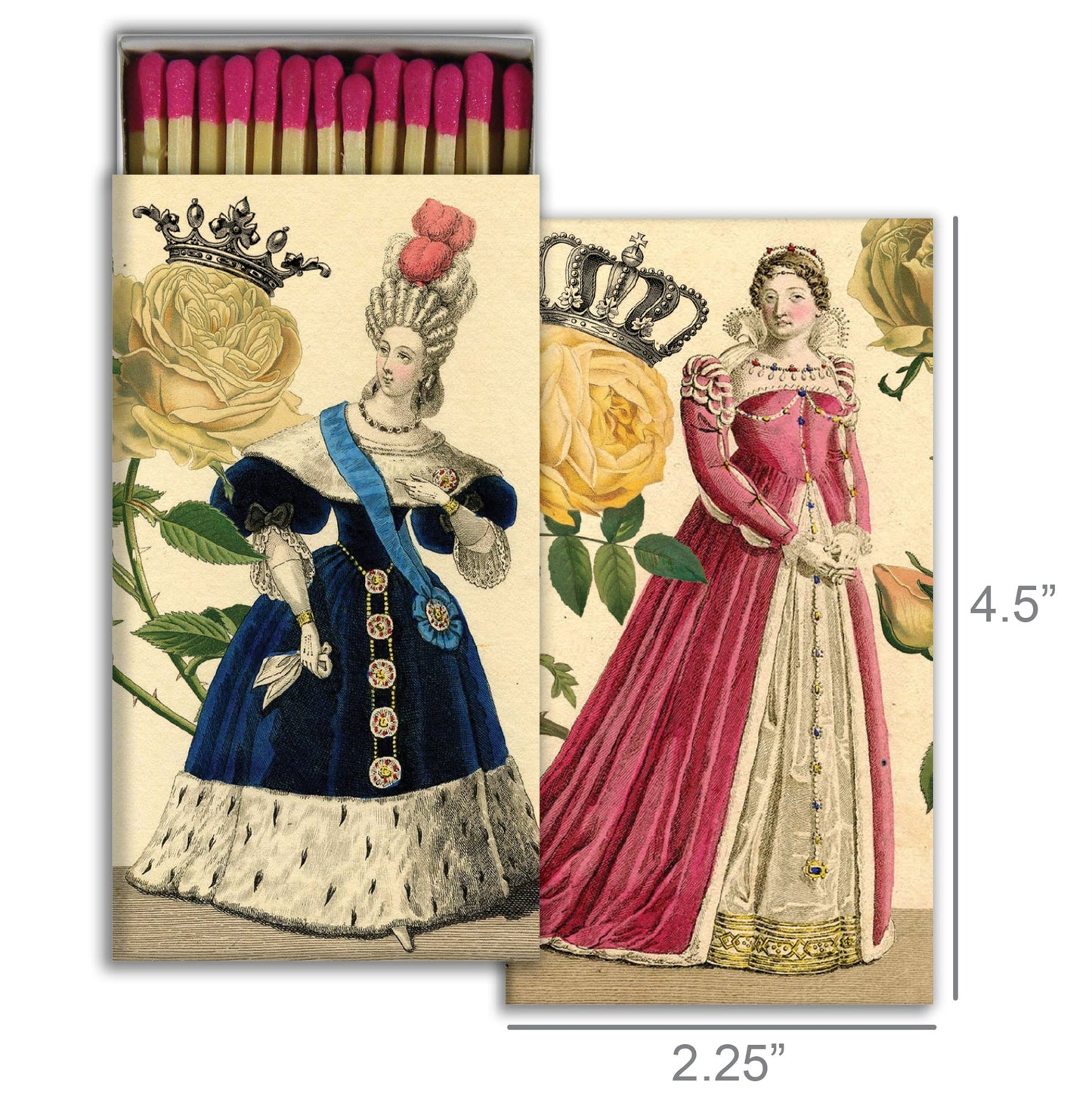 Decorative Matchbox - Regal Ladies