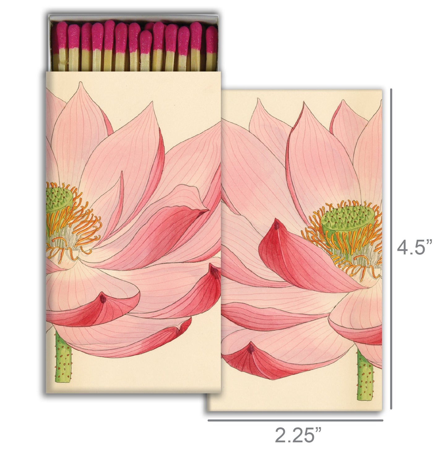 Decorative Matchbox - Painted Lily