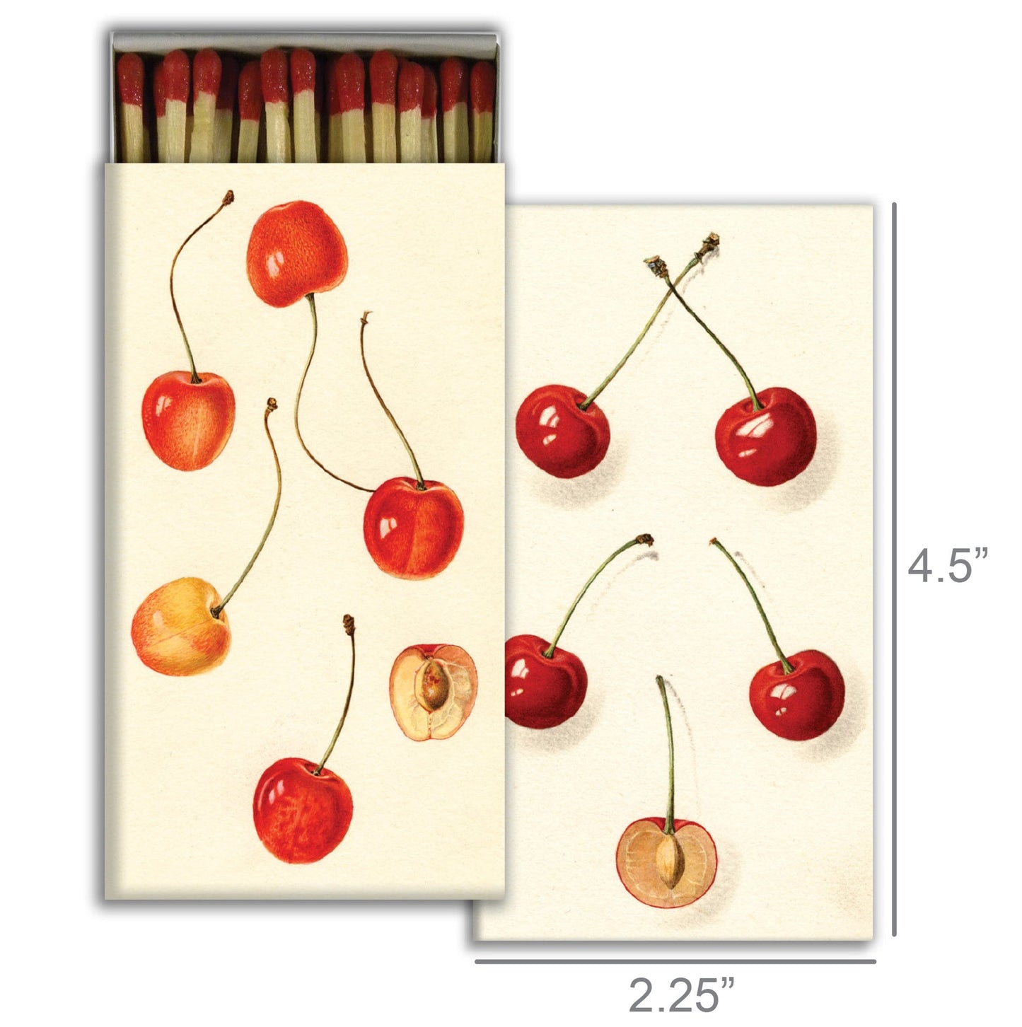 Decorative Matchbox - Cherries