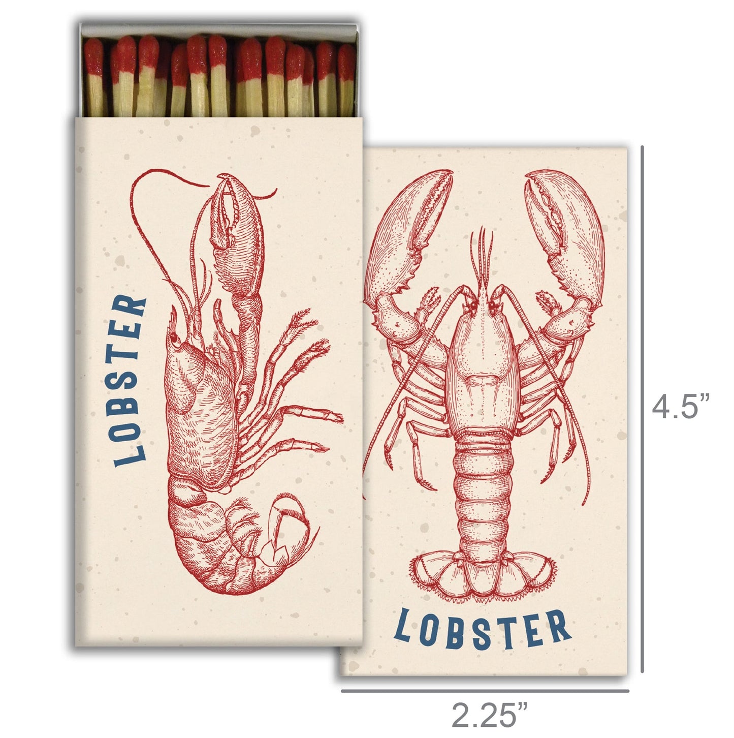 Decorative Matchbox - La Lobster