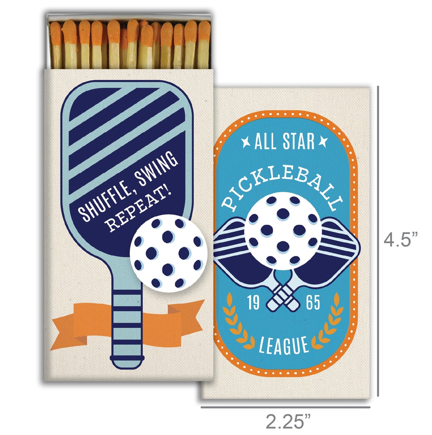 Decorative Matchbox - Pickleball