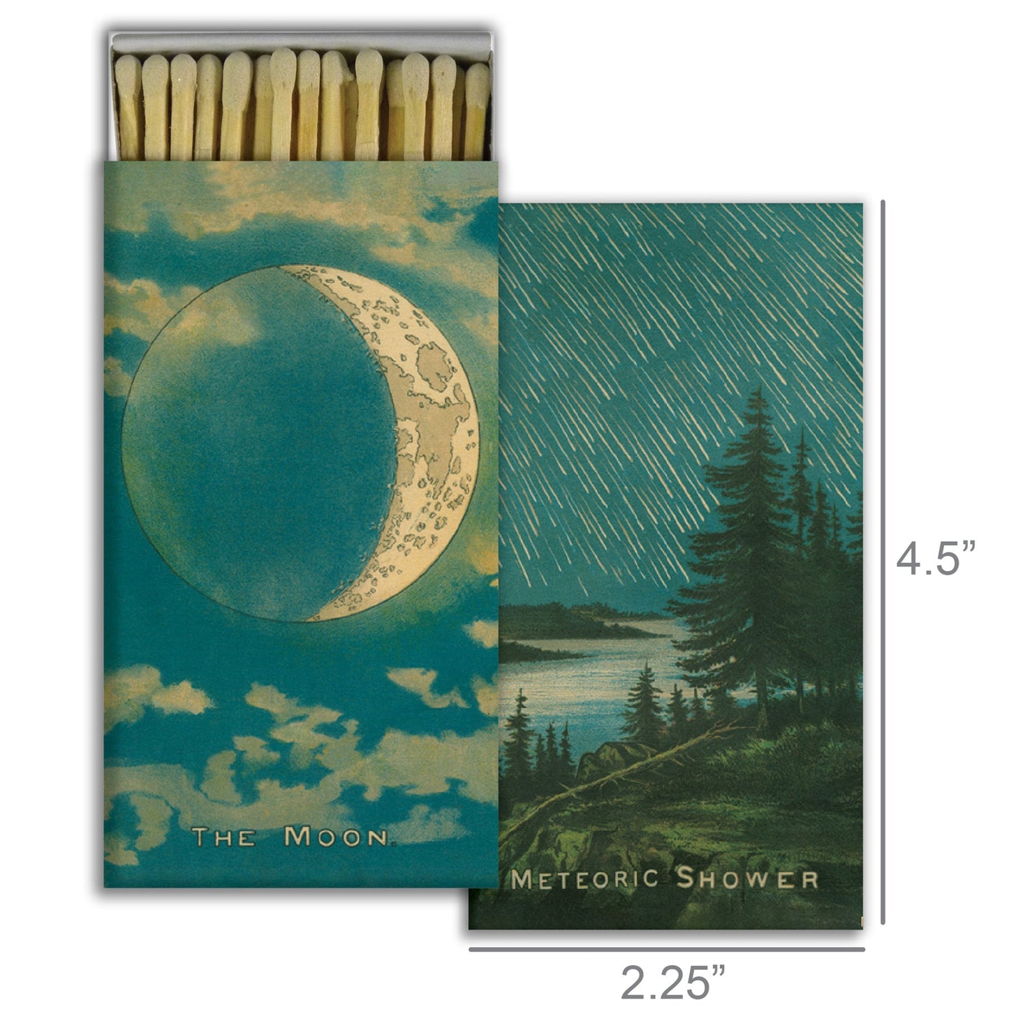 Decorative Matchbox - The Moon & Stencil Show