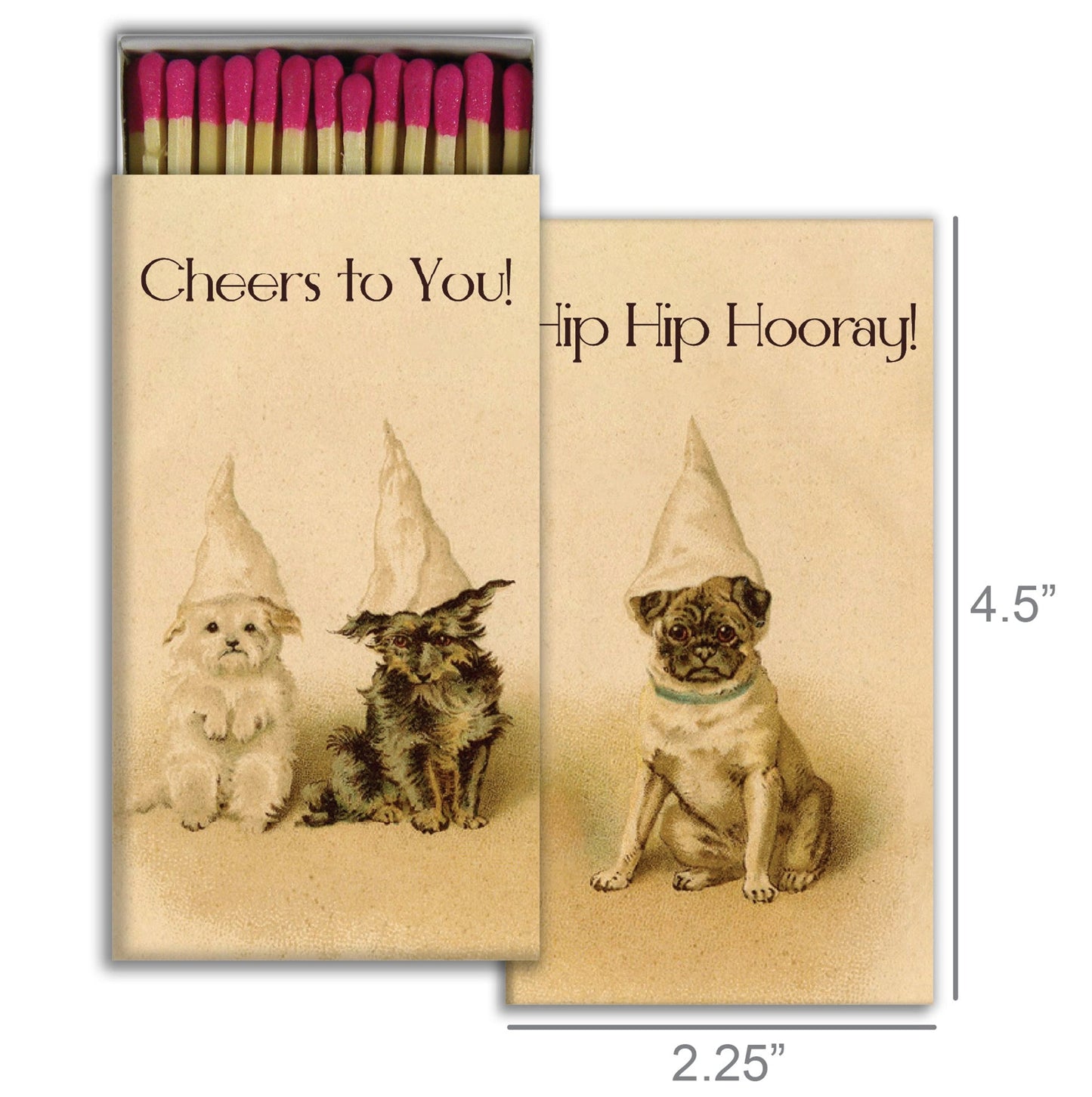 Decorative Matchbox - Party Pups