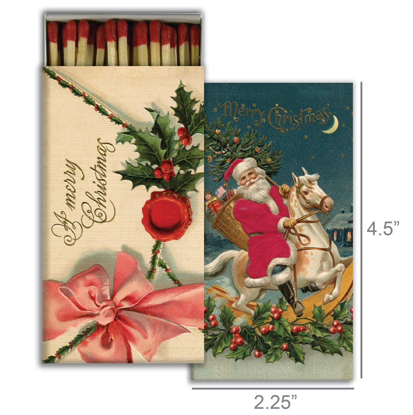 Decorative Matchbox - A Merry Christmas