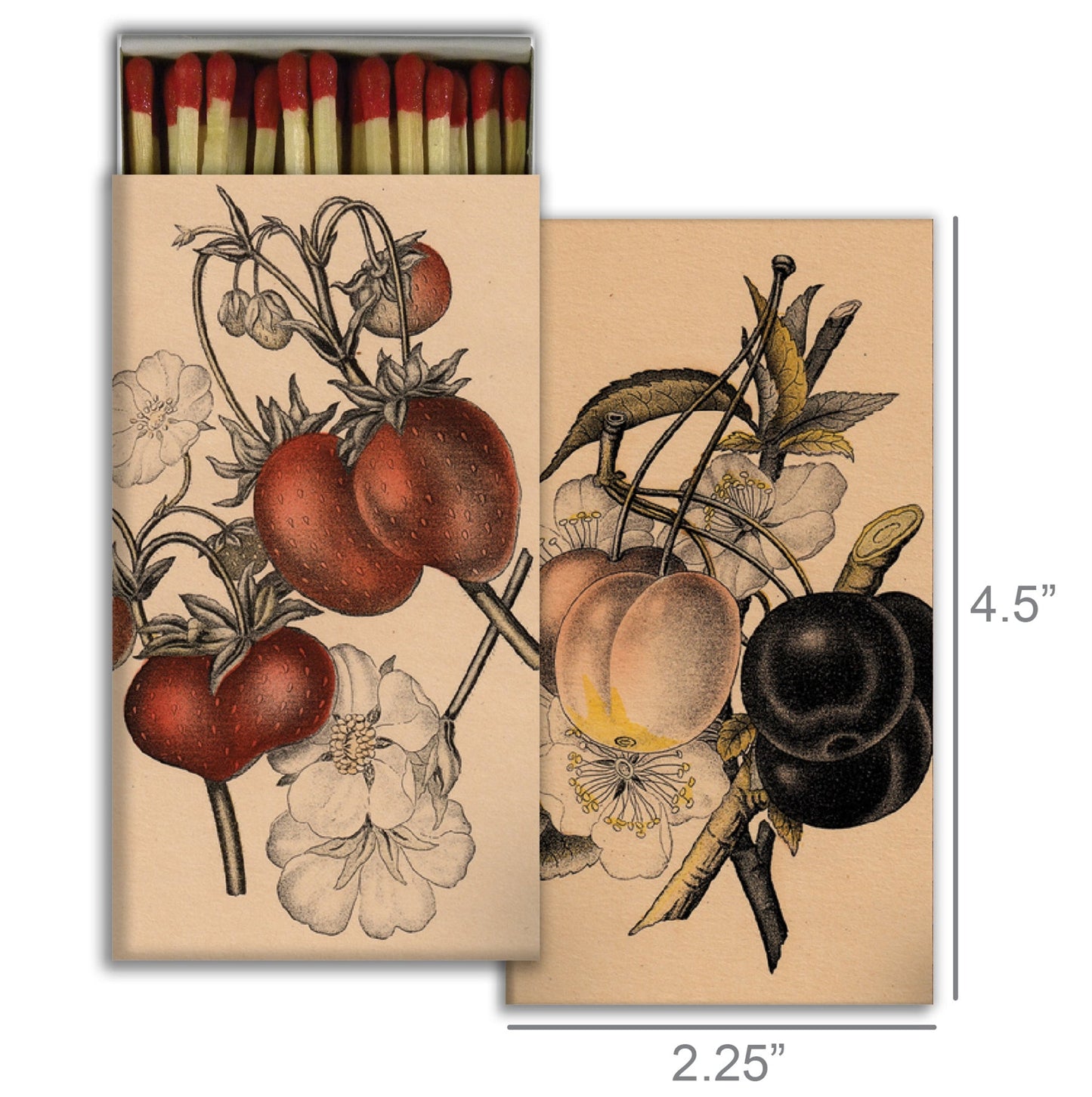 Decorative Matchbox - Ripe Fruit