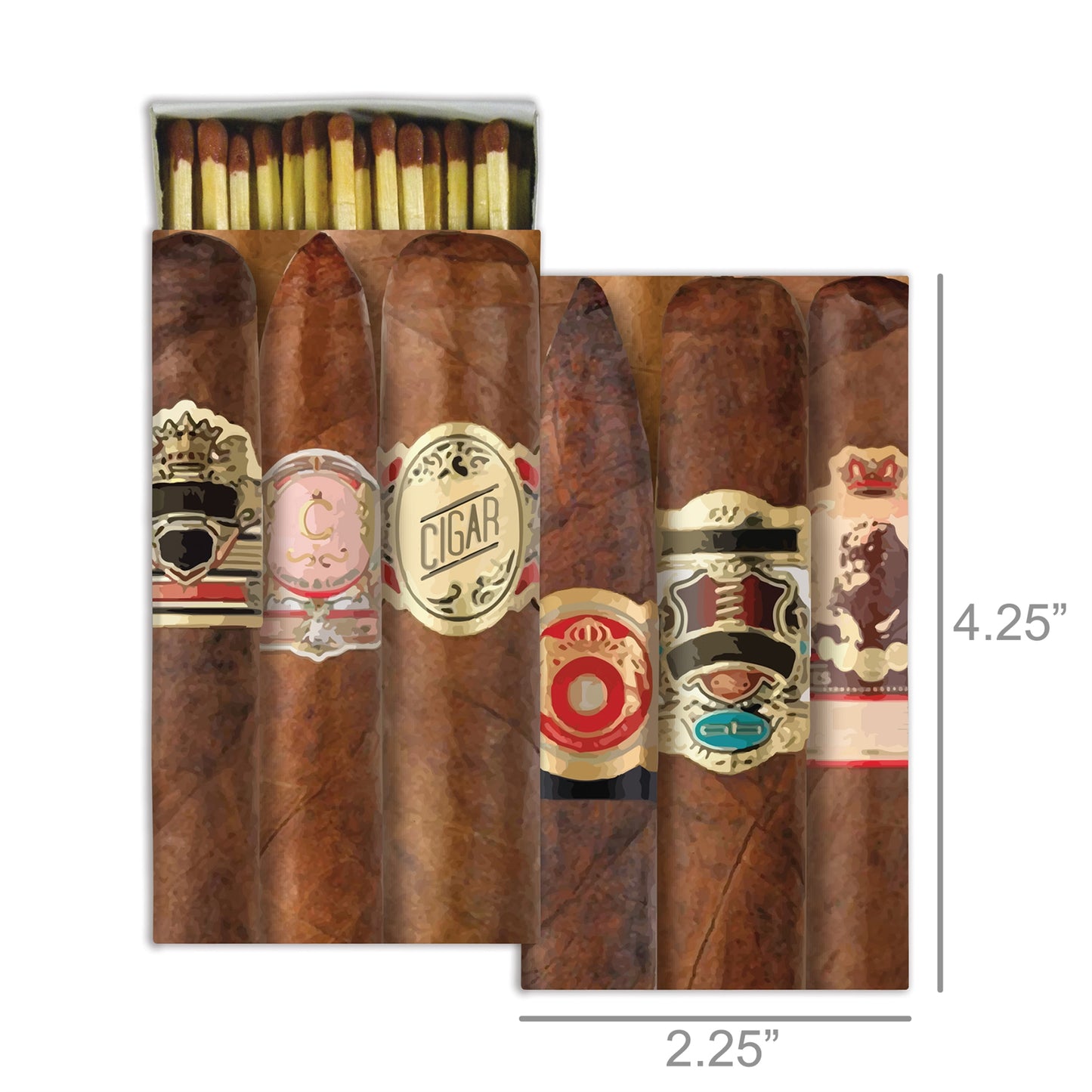 Decorative Matchbox - Cigars