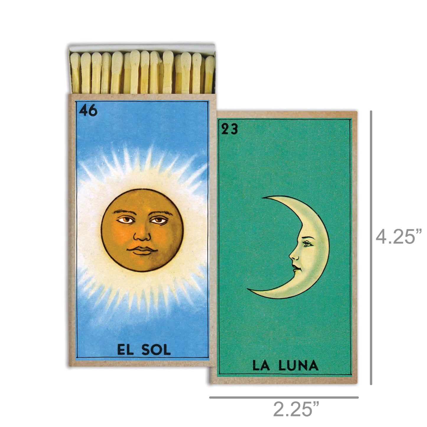 Decorative Matchbox - Sun & Moon