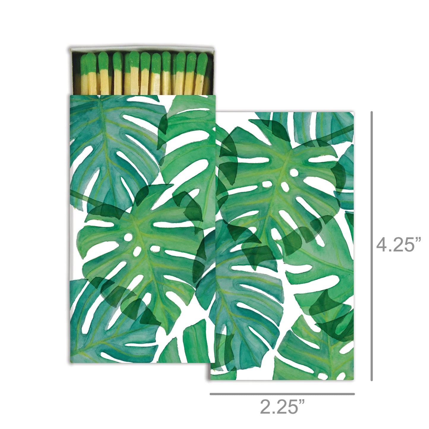 Decorative Matchbox - Monstera Leaf