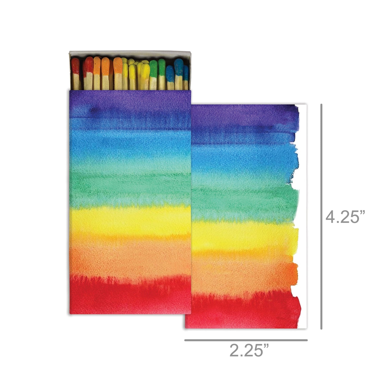 Decorative Matchbox - Rainbow