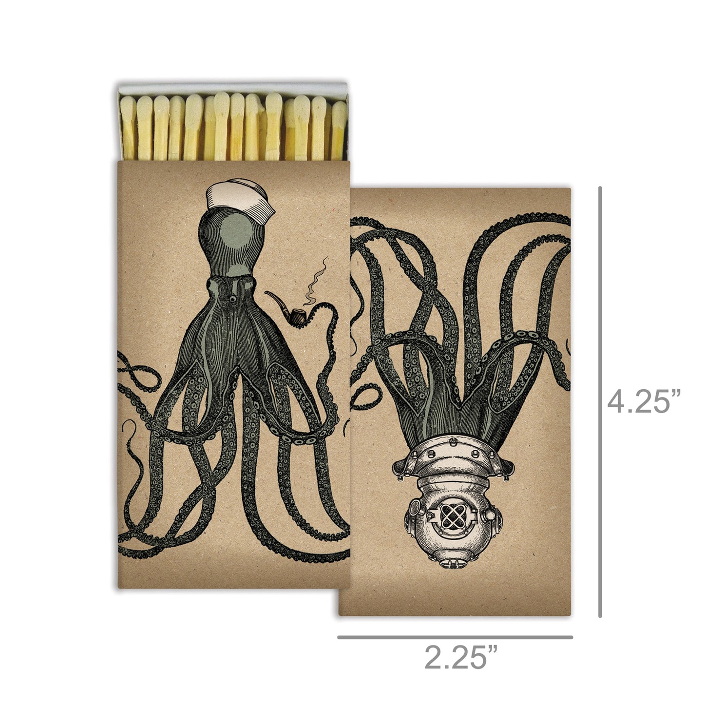 Decorative Matchbox - Octopus
