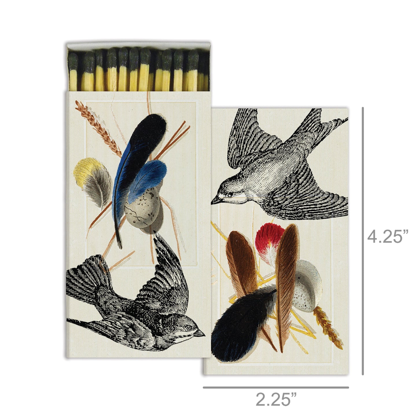 Decorative Matchbox - Sparrows