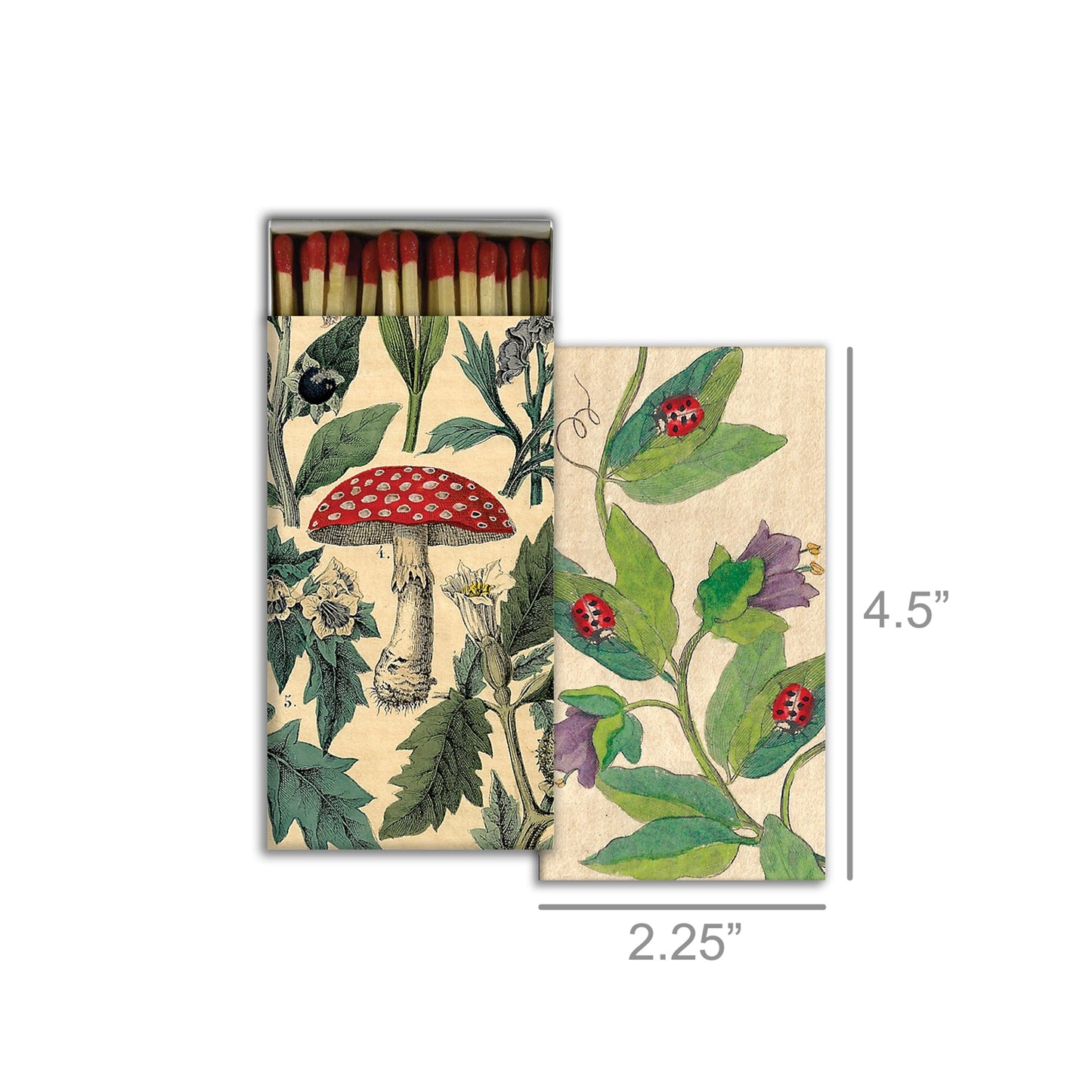 Decorative Matchbox - Dots In The Garden