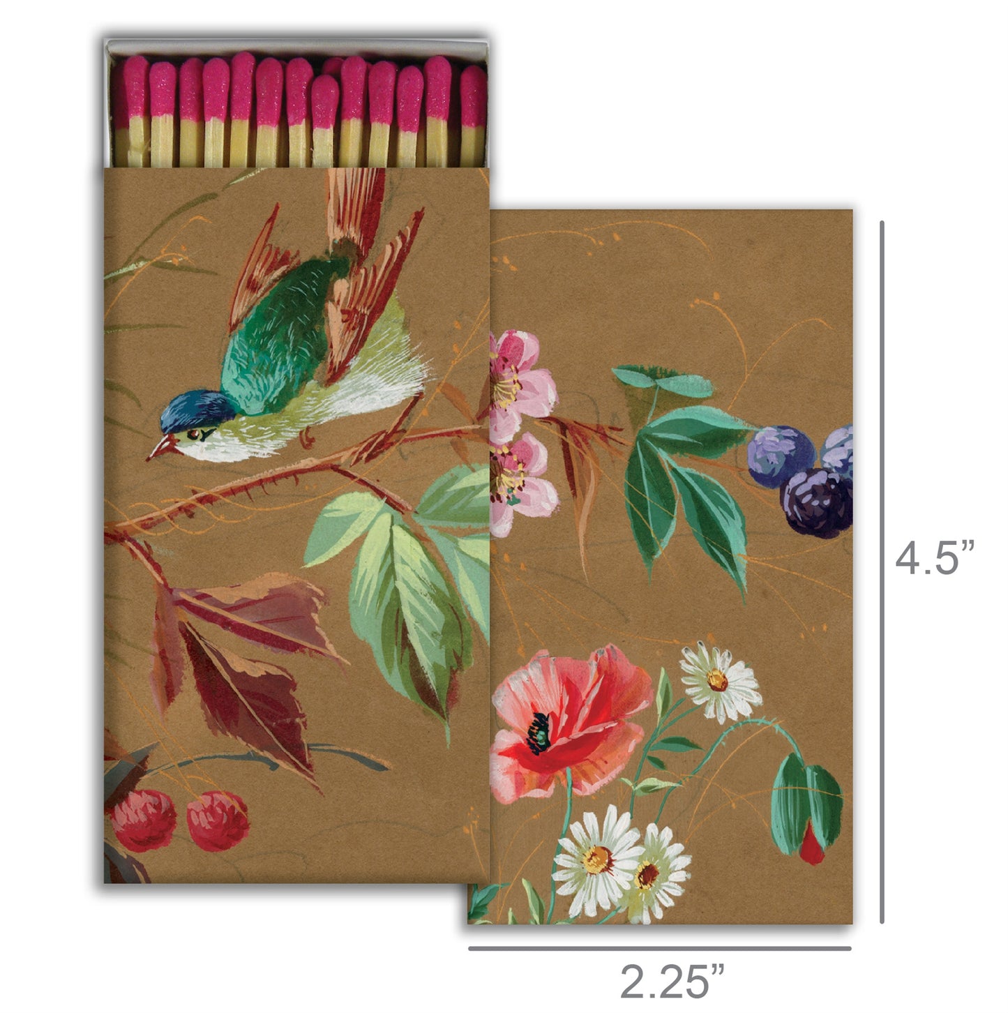 Decorative Matchbox - Hummingbird Wallpaper