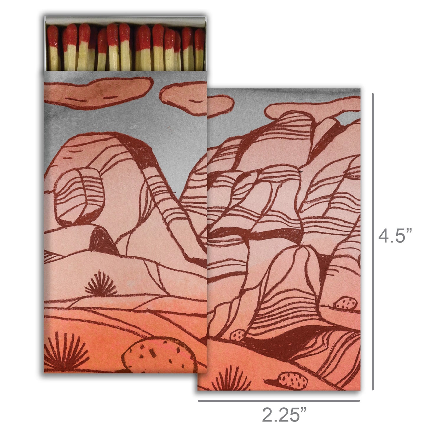 Decorative Matchbox - Red Rock Canyon