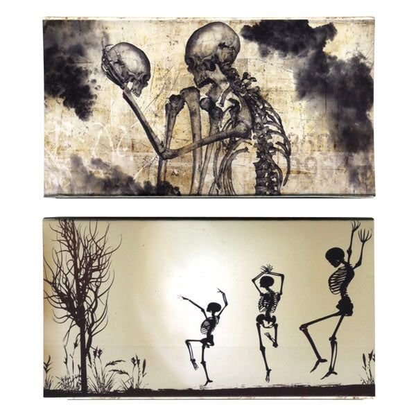 Decorative Matchbox - Dancing Skeletons
