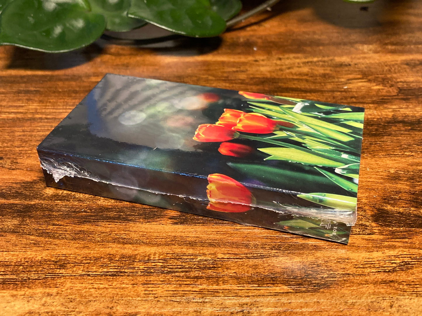 Decorative Matchbox - Tulips