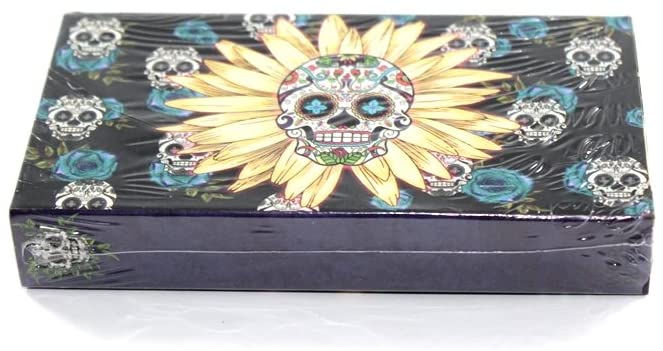Decorative Matchbox - Daisy Skulls