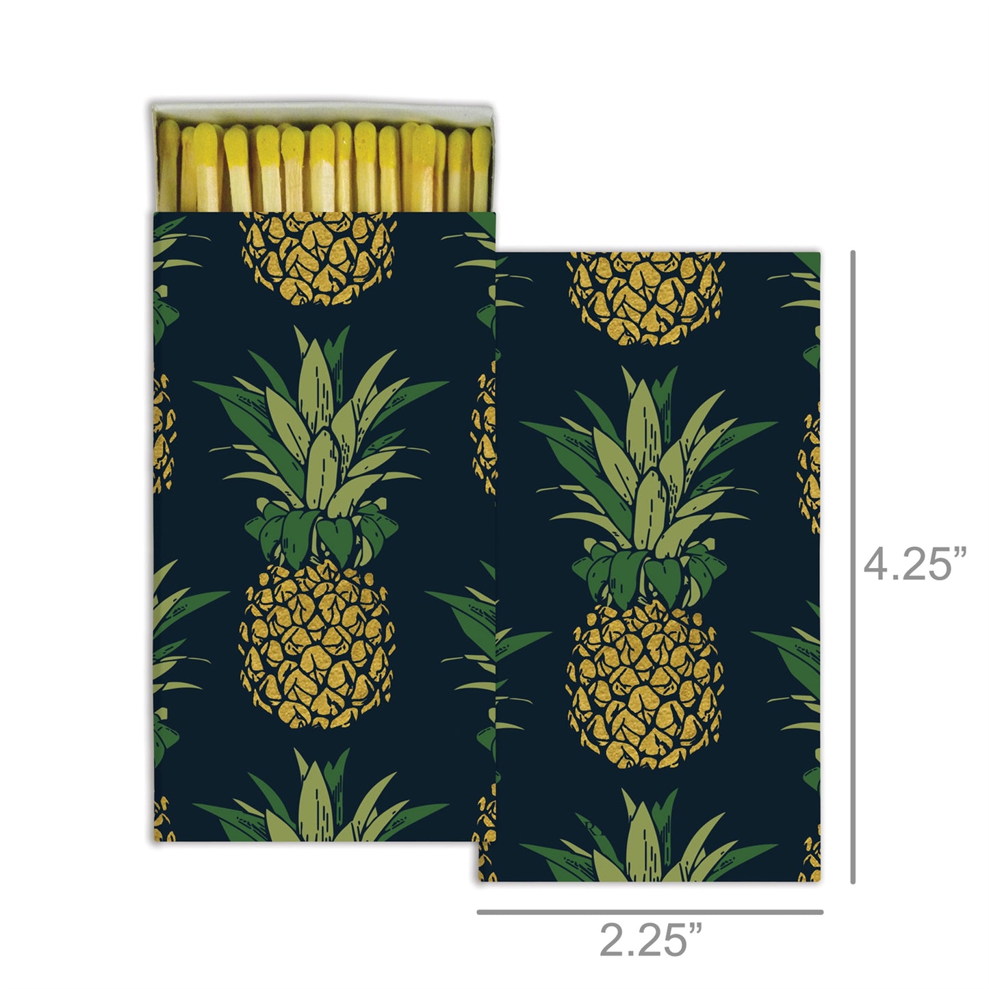Decorative Matchbox - Pineapple