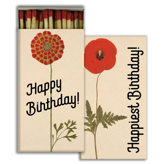 Decorative Matchbox - Happiest Birthday