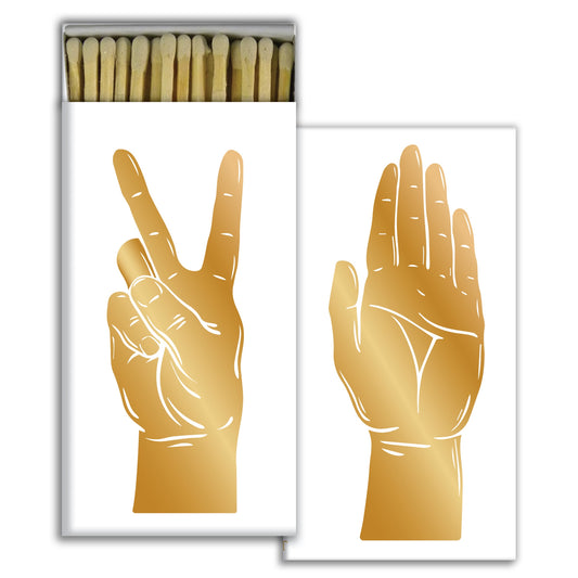 Decorative Matchbox - Hands