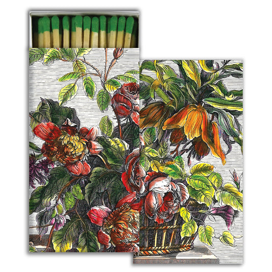 Decorative Matchbox - Basket of Flowers