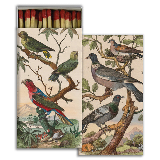 Decorative Matchbox - Pigeons & Parakeets