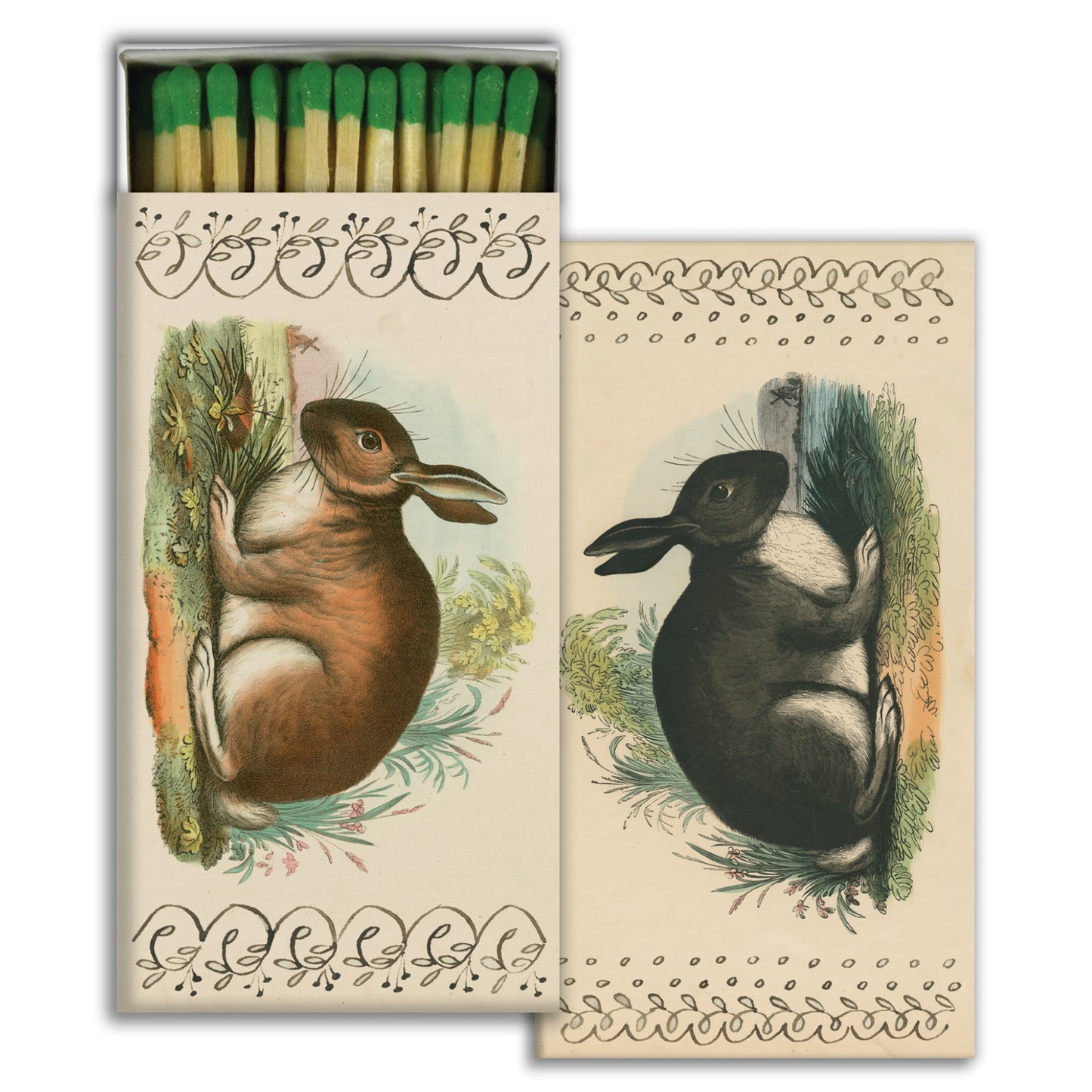 Decorative Matchbox - Rabbits