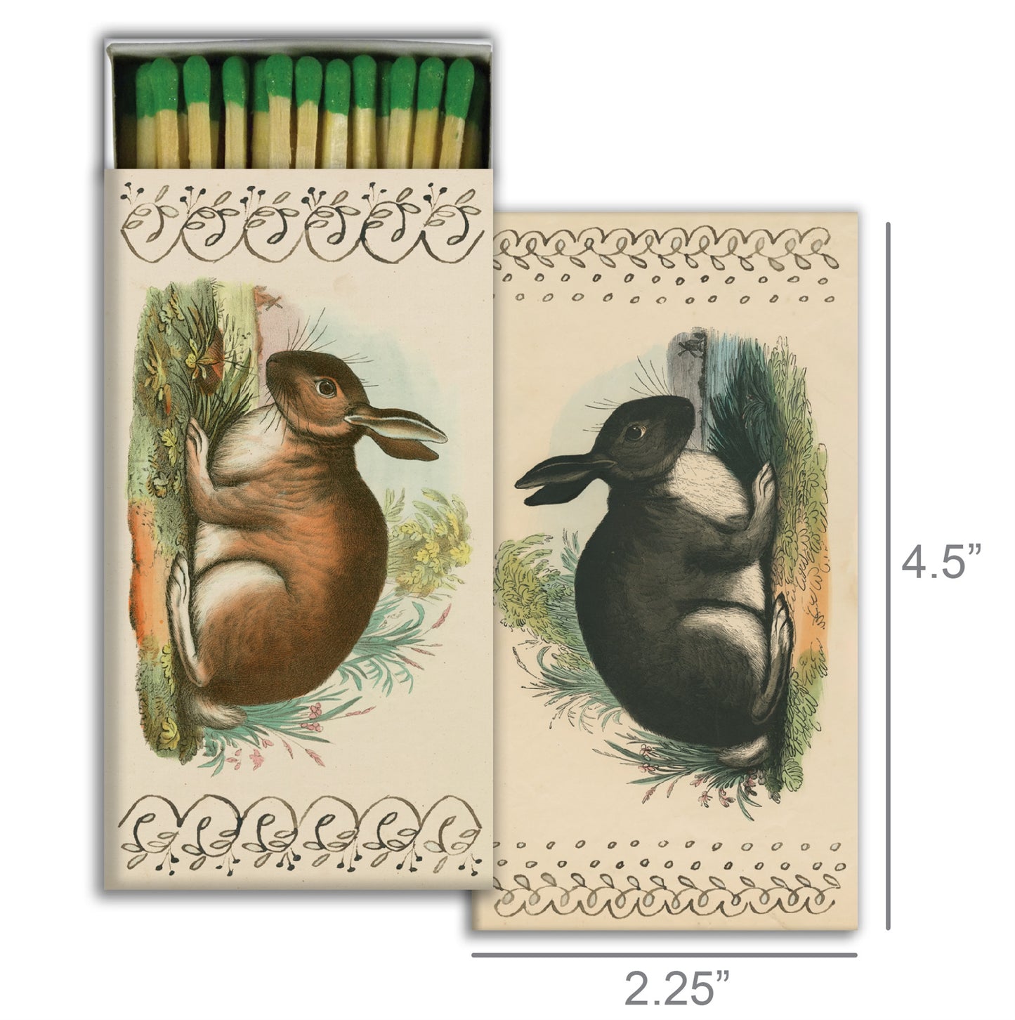Decorative Matchbox - Rabbits