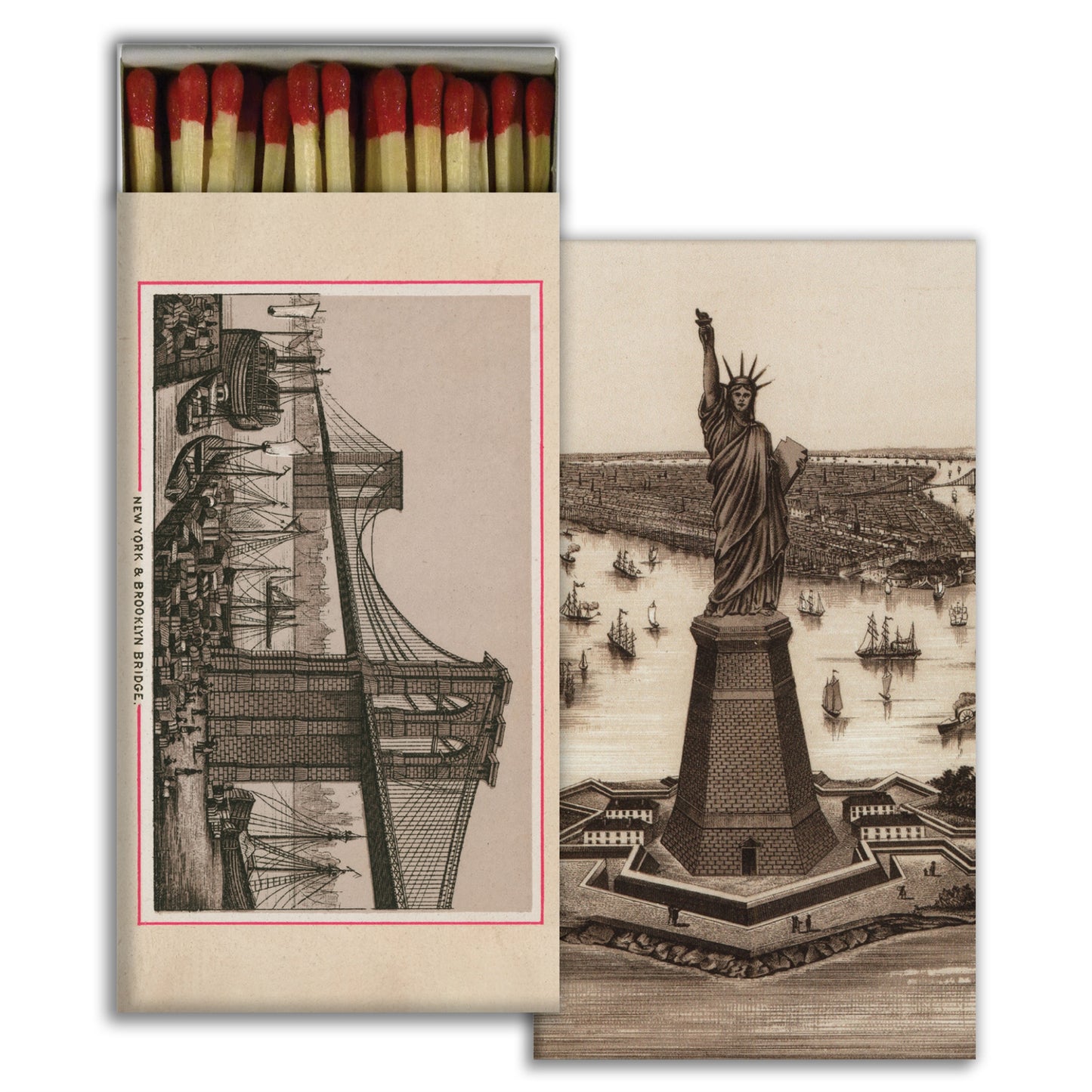 Decorative Matchbox - Lady Liberty