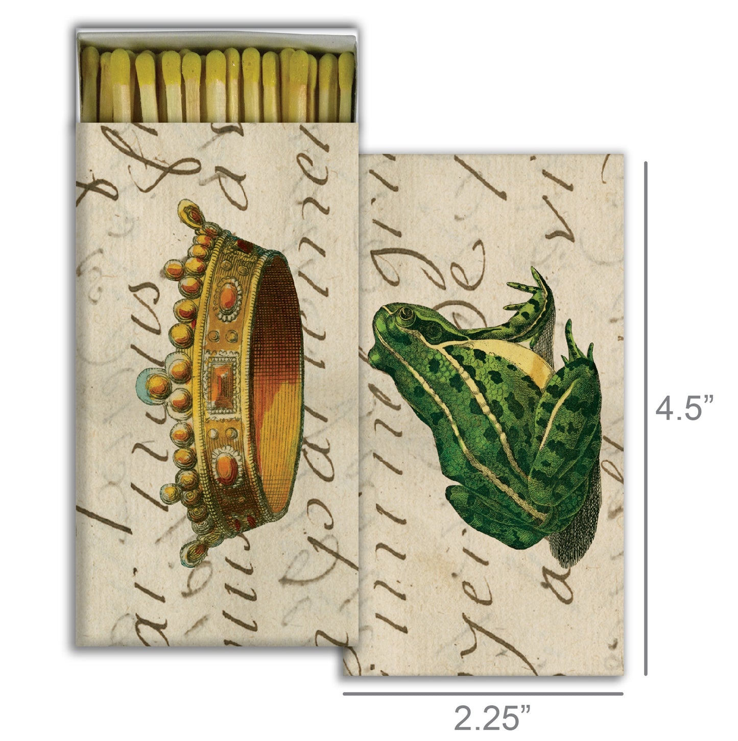 Decorative Matchbox - Frog Prince