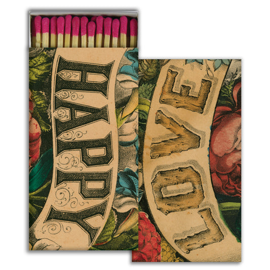 Decorative Matchbox - Happy Love