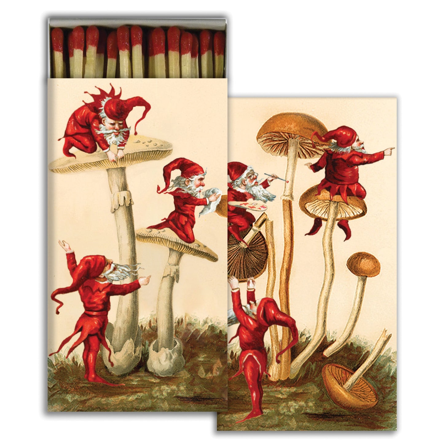 Decorative Matchbox - Merry Mushrooms