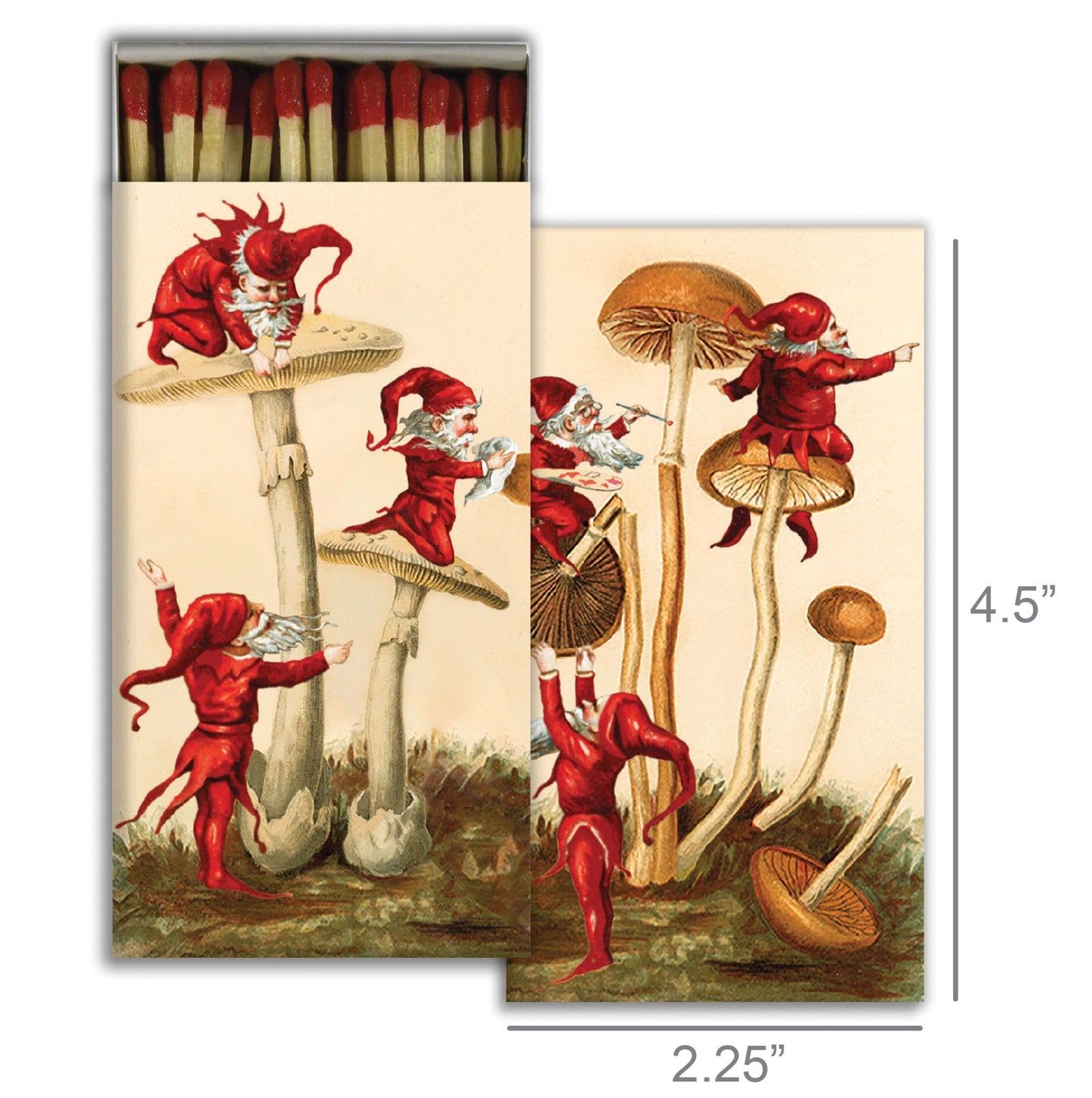 Decorative Matchbox - Merry Mushrooms