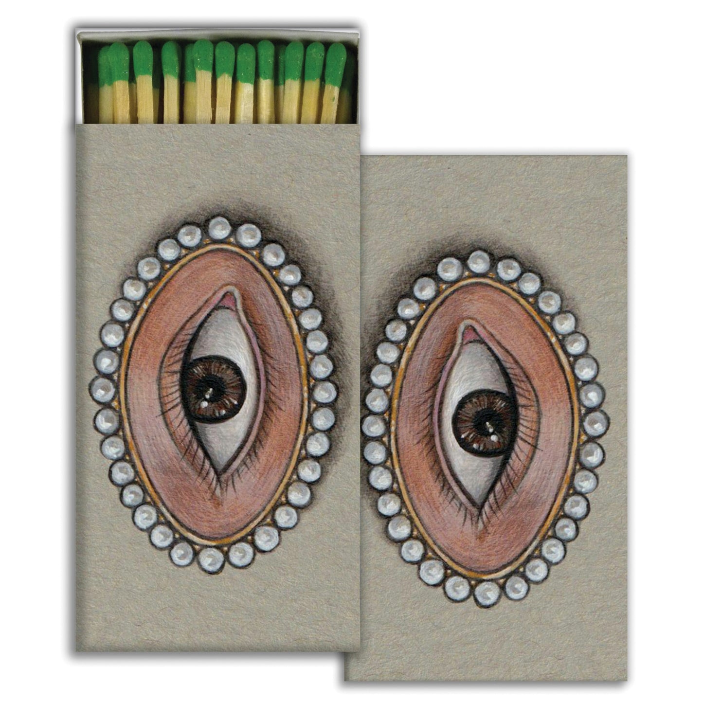 Decorative Matchbox - Lover's Eyes