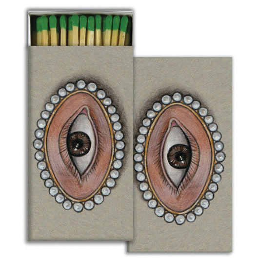 Decorative Matchbox - Lover's Eyes