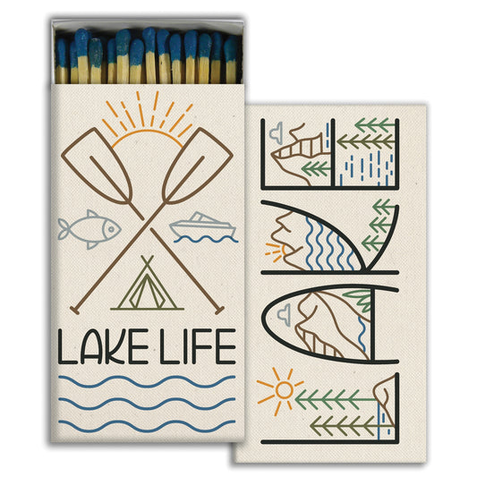 Decorative Matchbox - Lake Life