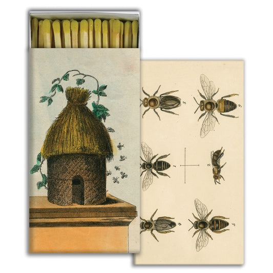 Decorative Matchbox - Hive & Bees