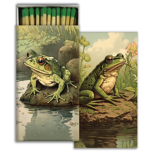 Decorative Matchbox - Vibrant Toads