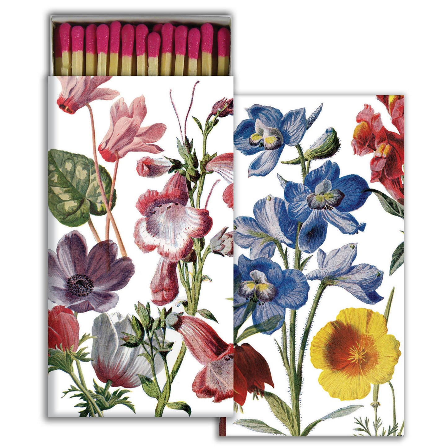Decorative Matchbox - Bright Floral
