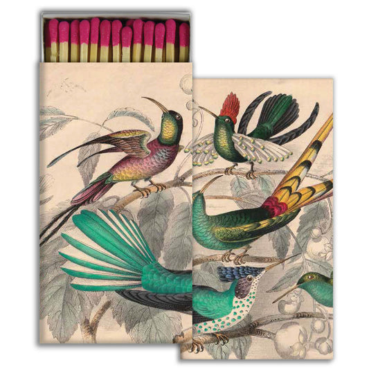 Decorative Matchbox - Rare Birds