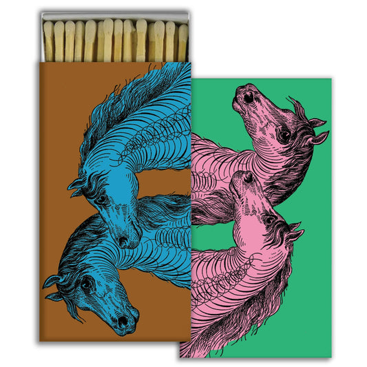 Decorative Matchbox - Wild Horses