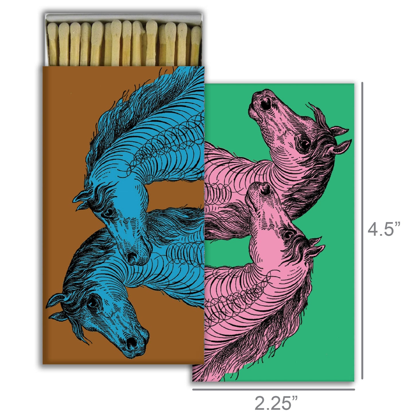 Decorative Matchbox - Wild Horses