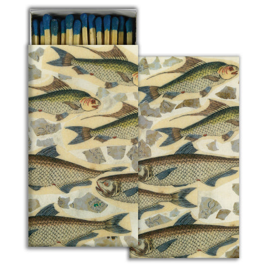 Decorative Matchbox - Fish School