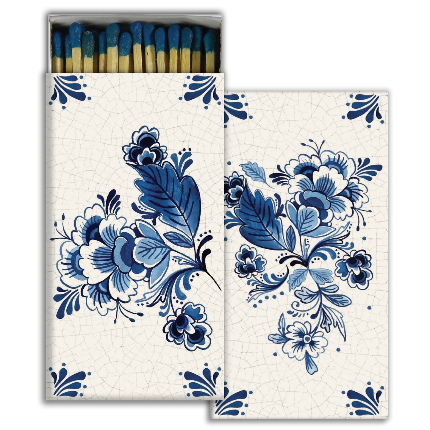 Decorative Matchbox - Delft Blue