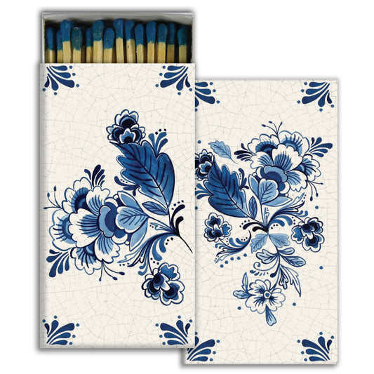 Decorative Matchbox - Delft Blue
